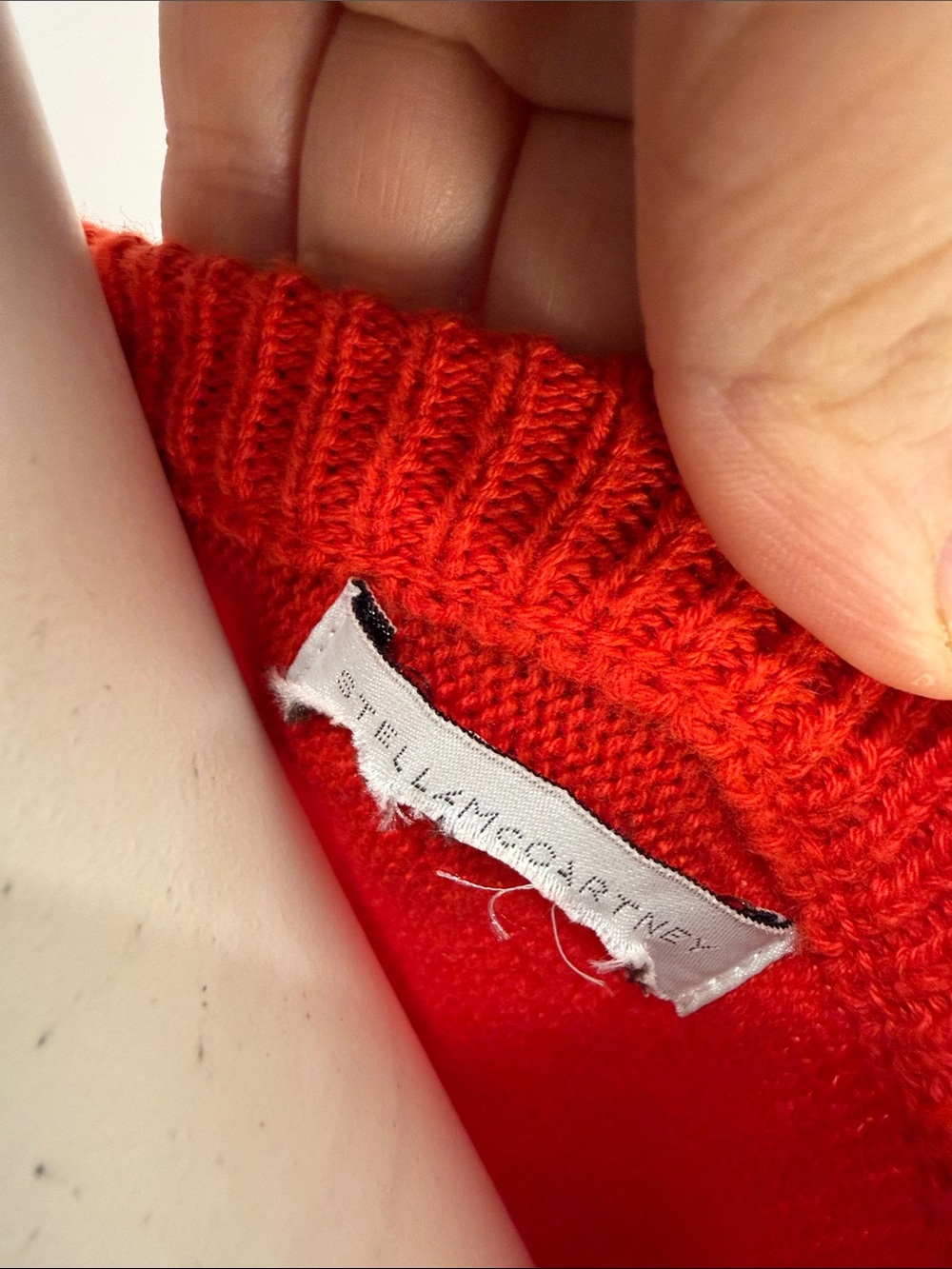 Stella McCartney Red and Blue Pencil Sweater Dopamine Dressing Size Small - Picture 12 of 15